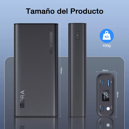 Bateria Power Bank 22.5w 20000mA