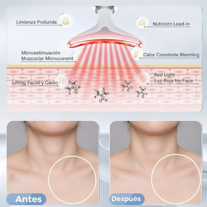 Masajeador facial - diagrama en español